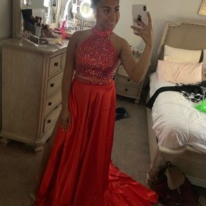 Red Sparkey Gown